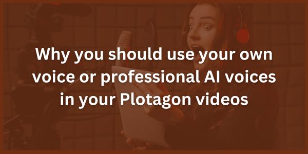 use professional voices with Plotagon